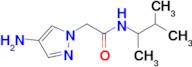 2-(4-Amino-1h-pyrazol-1-yl)-N-(3-methylbutan-2-yl)acetamide