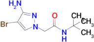 2-(3-Amino-4-bromo-1h-pyrazol-1-yl)-N-(tert-butyl)acetamide