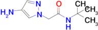 2-(4-Amino-1h-pyrazol-1-yl)-N-(tert-butyl)acetamide