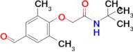 n-(Tert-butyl)-2-(4-formyl-2,6-dimethylphenoxy)acetamide