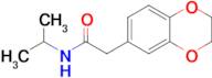 2-(2,3-Dihydrobenzo[b][1,4]dioxin-6-yl)-N-isopropylacetamide