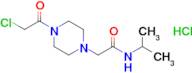 2-(4-(2-Chloroacetyl)piperazin-1-yl)-N-isopropylacetamide hydrochloride