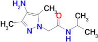 2-(4-Amino-3,5-dimethyl-1h-pyrazol-1-yl)-N-isopropylacetamide