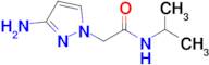 2-(3-Amino-1h-pyrazol-1-yl)-N-isopropylacetamide