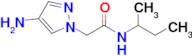 2-(4-Amino-1h-pyrazol-1-yl)-N-(sec-butyl)acetamide