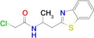 n-(1-(Benzo[d]thiazol-2-yl)propan-2-yl)-2-chloroacetamide