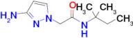 2-(3-Amino-1h-pyrazol-1-yl)-N-(tert-pentyl)acetamide