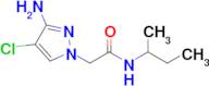 2-(3-Amino-4-chloro-1h-pyrazol-1-yl)-N-(sec-butyl)acetamide