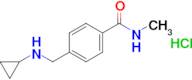 4-((Cyclopropylamino)methyl)-N-methylbenzamide hydrochloride