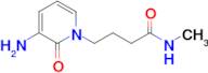 4-(3-Amino-2-oxopyridin-1(2h)-yl)-N-methylbutanamide