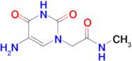 2-(5-Amino-2,4-dioxo-3,4-dihydropyrimidin-1(2h)-yl)-N-methylacetamide