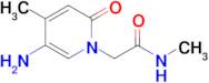 2-(5-Amino-4-methyl-2-oxopyridin-1(2h)-yl)-N-methylacetamide