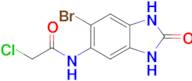 n-(6-Bromo-2-oxo-2,3-dihydro-1h-benzo[d]imidazol-5-yl)-2-chloroacetamide