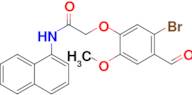 2-(5-Bromo-4-formyl-2-methoxyphenoxy)-N-(naphthalen-1-yl)acetamide