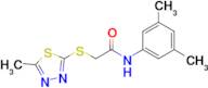 n-(3,5-Dimethylphenyl)-2-((5-methyl-1,3,4-thiadiazol-2-yl)thio)acetamide