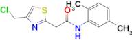 2-(4-(Chloromethyl)thiazol-2-yl)-N-(2,5-dimethylphenyl)acetamide