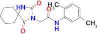 n-(2,5-Dimethylphenyl)-2-(2,4-dioxo-1,3-diazaspiro[4.5]decan-3-yl)acetamide