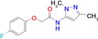 n-(1,3-Dimethyl-1h-pyrazol-5-yl)-2-(4-fluorophenoxy)acetamide