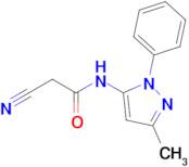 2-Cyano-N-(3-methyl-1-phenyl-1h-pyrazol-5-yl)acetamide