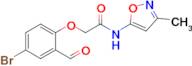 2-(4-Bromo-2-formylphenoxy)-N-(3-methylisoxazol-5-yl)acetamide