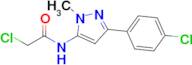 2-Chloro-N-(3-(4-chlorophenyl)-1-methyl-1h-pyrazol-5-yl)acetamide