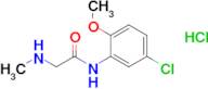 n-(5-Chloro-2-methoxyphenyl)-2-(methylamino)acetamide hydrochloride