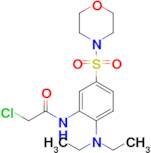 2-Chloro-N-(2-(diethylamino)-5-(morpholinosulfonyl)phenyl)acetamide