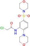 2-Chloro-N-(2-morpholino-5-(morpholinosulfonyl)phenyl)acetamide