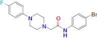 n-(4-Bromophenyl)-2-(4-(4-fluorophenyl)piperazin-1-yl)acetamide