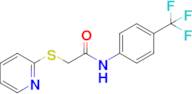 2-(Pyridin-2-ylthio)-N-(4-(trifluoromethyl)phenyl)acetamide