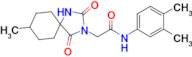 n-(3,4-Dimethylphenyl)-2-(8-methyl-2,4-dioxo-1,3-diazaspiro[4.5]decan-3-yl)acetamide