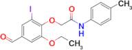 2-(2-Ethoxy-4-formyl-6-iodophenoxy)-N-(p-tolyl)acetamide