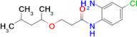 n-(2-Amino-4-chlorophenyl)-3-((4-methylpentan-2-yl)oxy)propanamide