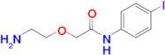 2-(2-Aminoethoxy)-N-(4-iodophenyl)acetamide