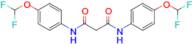 n1,n3-Bis(4-(difluoromethoxy)phenyl)malonamide