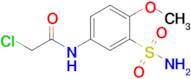 2-Chloro-N-(4-methoxy-3-sulfamoylphenyl)acetamide