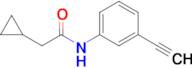 2-Cyclopropyl-N-(3-ethynylphenyl)acetamide