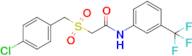 2-((4-Chlorobenzyl)sulfonyl)-N-(3-(trifluoromethyl)phenyl)acetamide