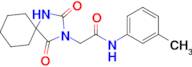 2-(2,4-Dioxo-1,3-diazaspiro[4.5]decan-3-yl)-N-(m-tolyl)acetamide