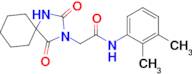 n-(2,3-Dimethylphenyl)-2-(2,4-dioxo-1,3-diazaspiro[4.5]decan-3-yl)acetamide