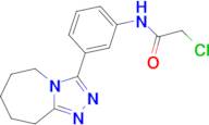 2-Chloro-N-(3-(6,7,8,9-tetrahydro-5h-[1,2,4]triazolo[4,3-a]azepin-3-yl)phenyl)acetamide