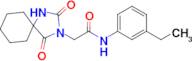 2-(2,4-Dioxo-1,3-diazaspiro[4.5]decan-3-yl)-N-(3-ethylphenyl)acetamide