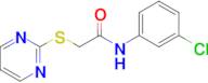 n-(3-Chlorophenyl)-2-(pyrimidin-2-ylthio)acetamide