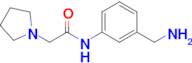 n-(3-(Aminomethyl)phenyl)-2-(pyrrolidin-1-yl)acetamide