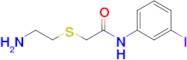 2-((2-Aminoethyl)thio)-N-(3-iodophenyl)acetamide