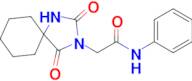 2-(2,4-Dioxo-1,3-diazaspiro[4.5]decan-3-yl)-N-phenylacetamide