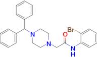 2-(4-Benzhydrylpiperazin-1-yl)-N-(2-bromophenyl)acetamide