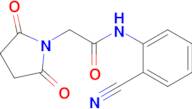 n-(2-Cyanophenyl)-2-(2,5-dioxopyrrolidin-1-yl)acetamide