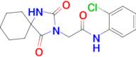 n-(2-Chlorophenyl)-2-(2,4-dioxo-1,3-diazaspiro[4.5]decan-3-yl)acetamide