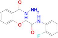 n-(2-Fluorophenyl)-2-(2-(hydrazinecarbonyl)phenoxy)acetamide